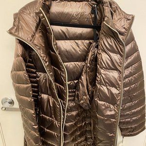 Brown Calvin Klein Lightweight Jacket! NEVER WORN TAGS ON!